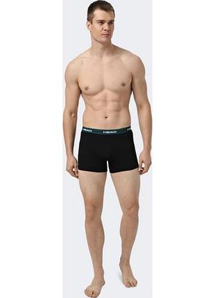 Труси-боксери head men elastic boxer 2p чорний, зелений l (701234928-001) 701234928-001 m