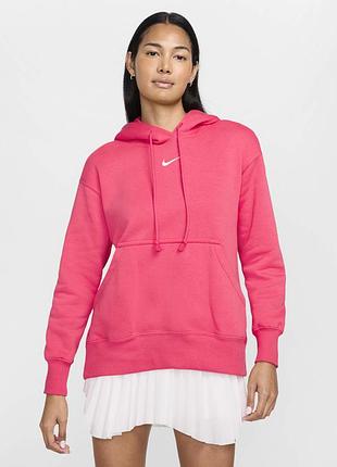 Худі жіноче nike sportswear phoenix fleece oversized pink dq5860-629 xs
