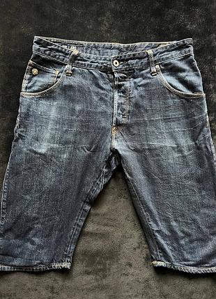 Оригінальні чоловічі джинсові шорти g-star raw arc 3d short (розмір w32)