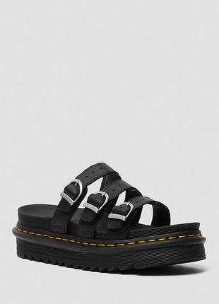 Шлепанцы dr. martens blaire slide black hydro 25456001
