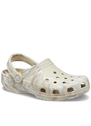 Шлепанцы crocs classic marbled clog 206867-2y3 45-46