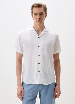 Рубашка denim 1045185-20000 tom tailor l белый 1045185-20000