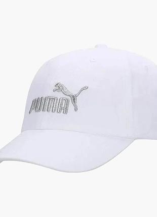 Бейсболка унисекс puma ess cap white 022416-87