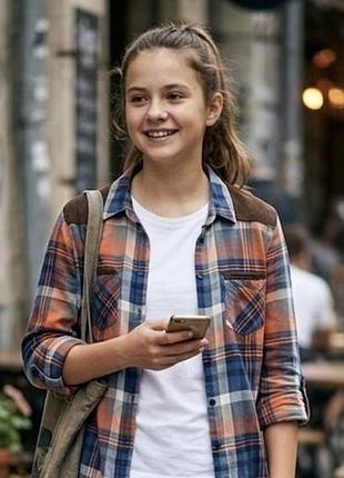 Класна фірмова сорочка унісекс на довгий рукав 34-36р