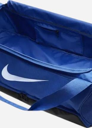 Сумка nike nk brsla m duff - 9.5 60l синій, чорний уні 64 х 30 х 30 см (dh7710-481) dh7710-481