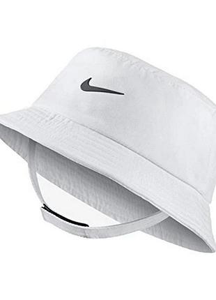 Панама nike dry infant/toddler unisex bucket hat white/black 7a2682-001