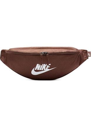 Сумка на пояс nike nk heritage waistpack - fa21 коричневий adu 41 х 10 х 15 см (db0490-265) db0490-265