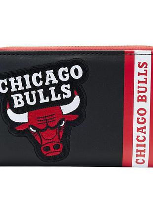 Гаманець loungefly nba chicago bulls patch icons zip around wallet 0986