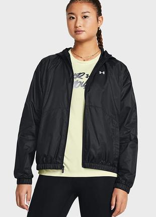 Ветровка ua sport windbreaker jkt 1382698-001 under armour l черный 1382698-001 m