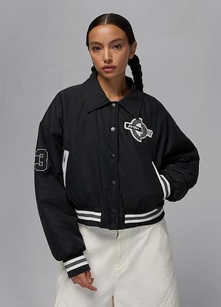 Куртка jordan w j brk varsity jkt fill hv0403-010 s