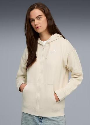 Толстовка ess tape full-zip hoodie 68809787 puma xs бежевий 68809787