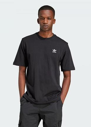 Футболка trefoil ess tee ji8545 adidas 2xl черный ji8545 xl