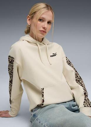 Худи ess graphic animal hoodie 68808487 puma l кремовый 68808487 xs