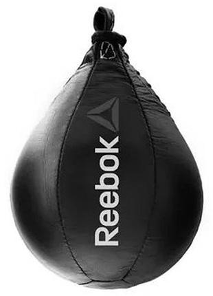 Груша боксерская пневматическая reebok speed bag черный уни 35 x 15 см rscb-11270