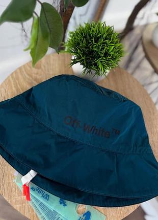Панама off-white's helvet packable bucket hat omla037fab0014510