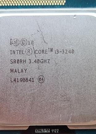 Процессор intel core i3-3240 3.40ghz / 2 ядра 4 потока / socket lga1155