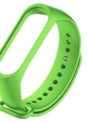 Сіліконовий браслет xiomi mi band m5 m6 m6 ремішок для смарт часів (зелений)