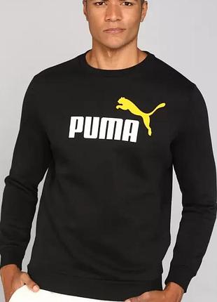 Кофта puma essentials+ 2 col big logo crew 58676254 (оригінал) 58676254