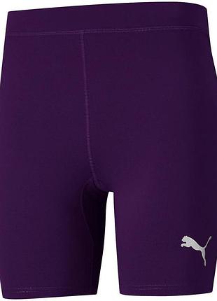 Термошорти puma liga baselayer short tight 655924-10, колір фіолетовий, розмір (європа) — l 655924-10