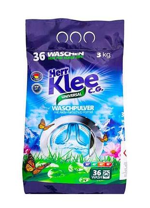Пральний порошок универсальний 3кг universal тм klee