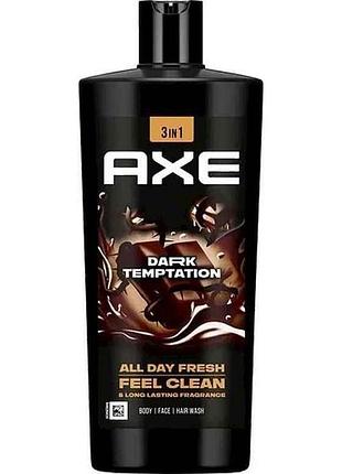 Гель-шампунь 700мл для душу dark temptation тм axe