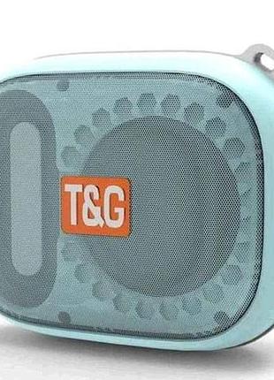 Портативная колонка bluetooth tg394, ipx7, с функцией speakerphone, радио, blue тм tg
