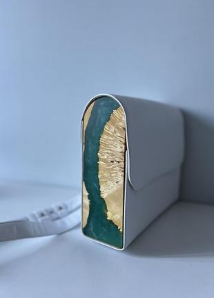 Біла сумка ручної роботи