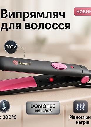 Випрямляч-гофре для тонкого волосся domotec ms-4908 випрямляч для волосся вирівнювання ma-72