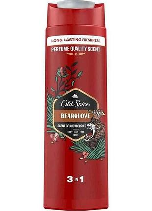 Гель-шампунь для душу 400мл bearglove тм old spice