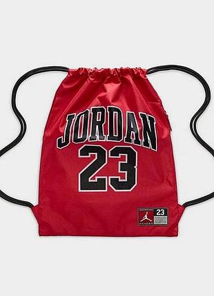 Сумка спортивная jordan jersey gym sack (8.25l) 9a0757-r78