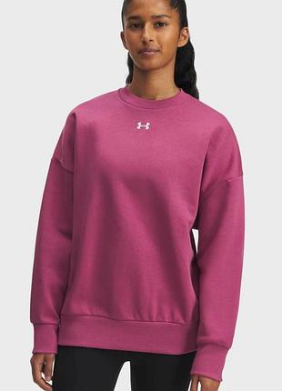 Світшот ua rival fleece os crew 1386463-659 under armour s розовий 1386463-659