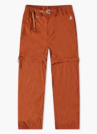 Штани nike acg trail zip-off pant orange dx6646-246
