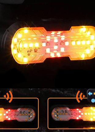 Мигалка велосипедна cygm-2229, задній велоліхтар, стоп-сигнал-поворот велосипедний в зборі sv-55