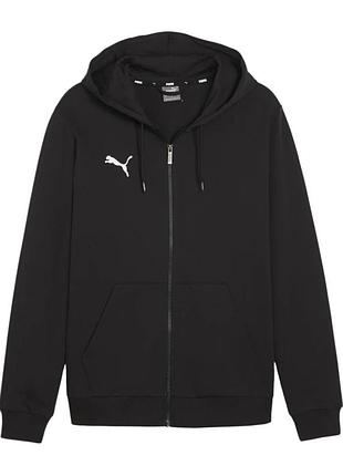 Толстовка puma team goal casuals hooded 658595-03, колір чорний, розмір (європа) — m 658595-03