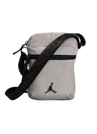 Сумка унісекс air jordan airborne festival bag grey 9a0631-g50
