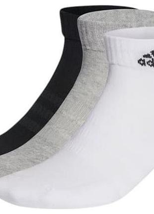 Шкарпетки adidas c spw ank 3p білий, чорний, сірий уні l (43-45) ic1281 46-48
