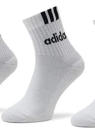 Шкарпетки adidas c 3s lin 3p white/black ht3437 46-48