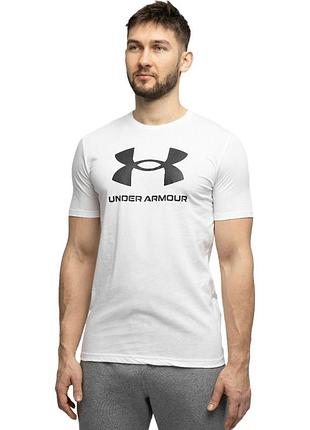 Футболка under armour sportstyle logo tshirt (1382911-100) 1382911-100