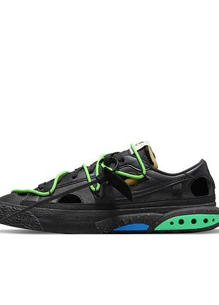 Кросівки nike blazer low ’77 “black” x off-white dh7863-001