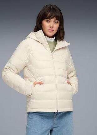 Пуховик packlite hooded down jacket 68523487 puma l білий 68523487