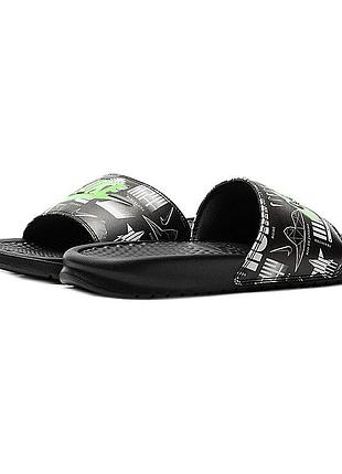 Шлепанцы nike benassi "just do it." print 631261-042