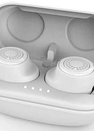 Наушники bluetooth remax stereo tws-2s в кейсе, серебристые
