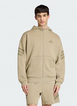 Толстовка m fi 3s fz kd5230 adidas l бежевий kd5230 s