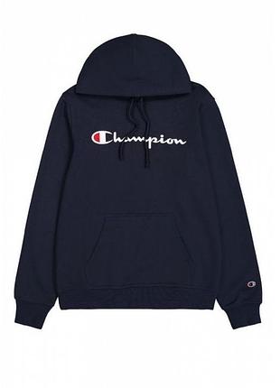 Толстовка hooded sweatshirt 220253-bs501 champion l темно-синій 220253-bs501