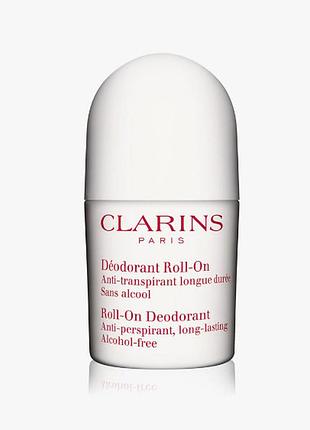 Дезодорант кульковий жіночий clarins roll-on deodorant 50 ml