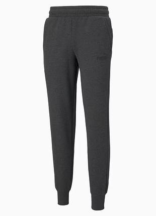 Штани спортивні ess logo pants 58671407 puma s темно-сірий 58671407 xs