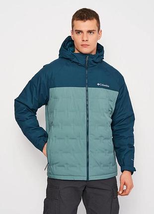 Пуховик grand trektm ii down hooded jacket 2008291clb-346 columbia s (46) голубой 2008291clb-346