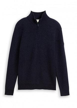 Кофта men's sweater 1049469-10668 tom tailor l темно-синий 1049469-10668 xxxl