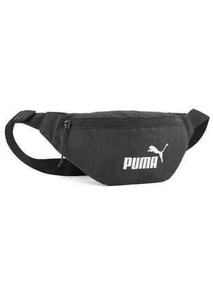 Сумка на пояс puma base waist bag 1l черный уни 34,5х12х7 см 091344-01