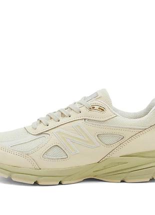 Кроссовки унисекс new balance 990v4 beige u990bo4